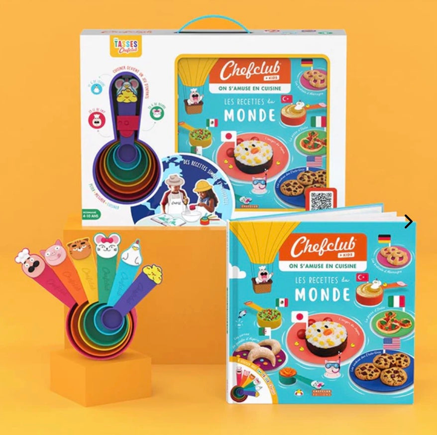 COFFRET LES RECETTES DU MONDE - CHEFCLUB KIDS