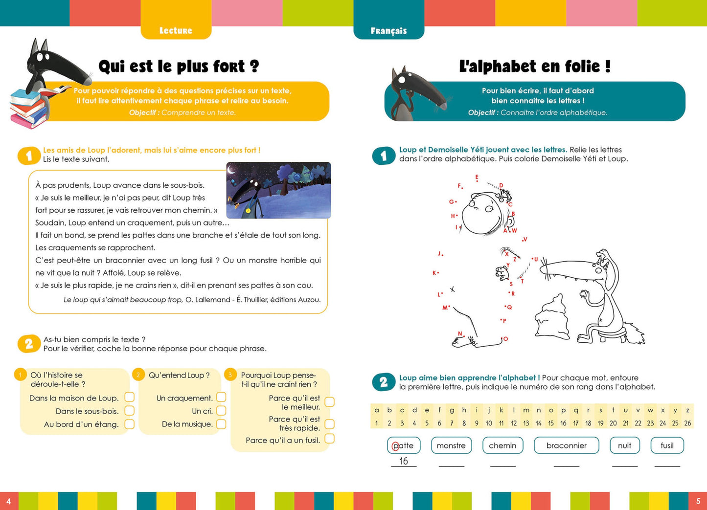 MON CAHIER LOUP EN VACANCES - DU CP AU CE1 - 2026