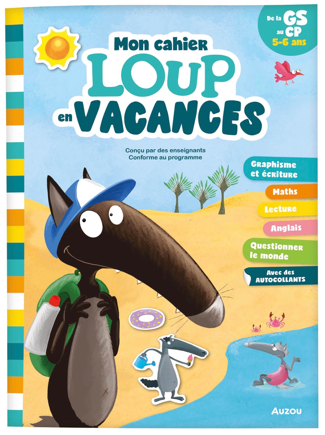MON CAHIER LOUP EN VACANCES - DE LA GS AU CP - 2026