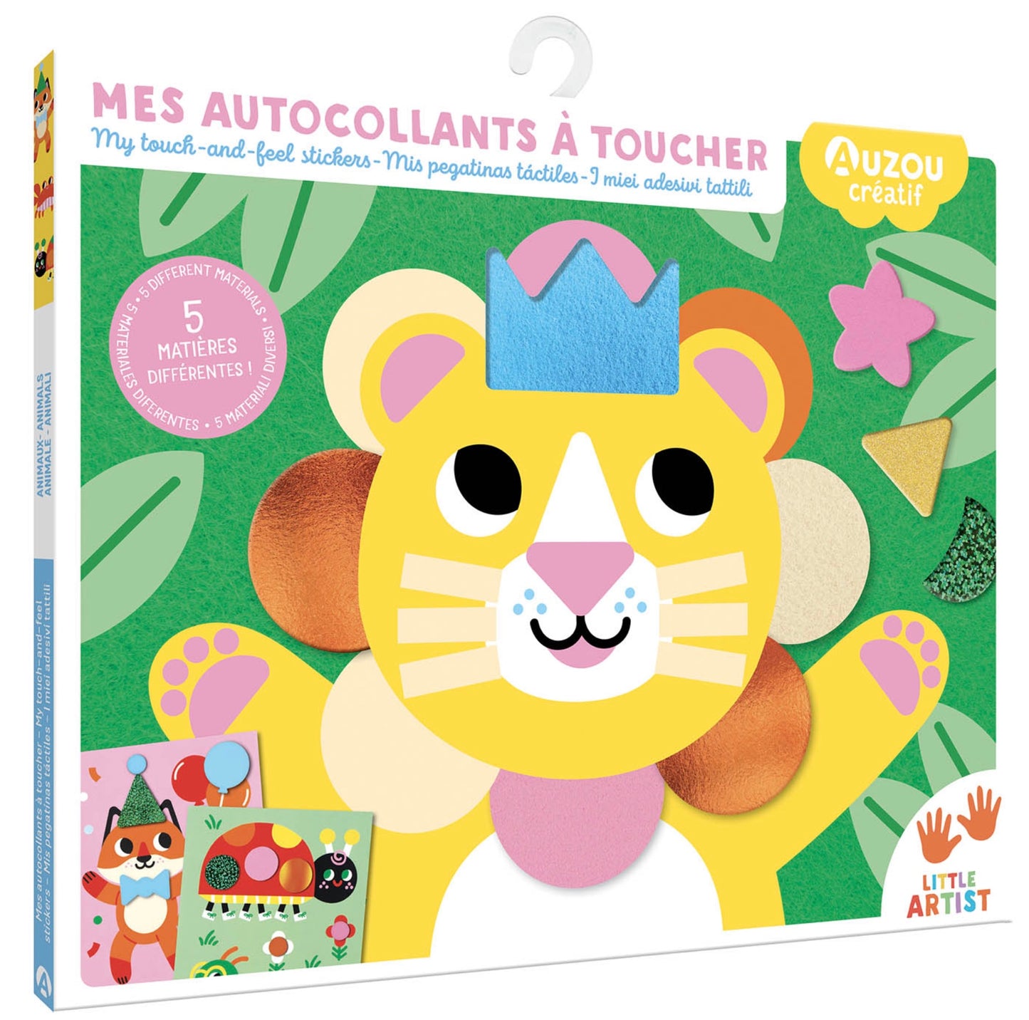 MA POCHETTE D'ARTISTE - MES AUTOCOLLANTS À TOUCHER