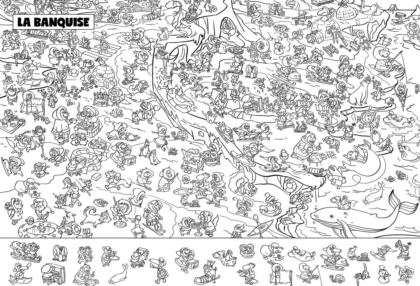 MES COLORIAGES CHERCHE & TROUVE LOUP