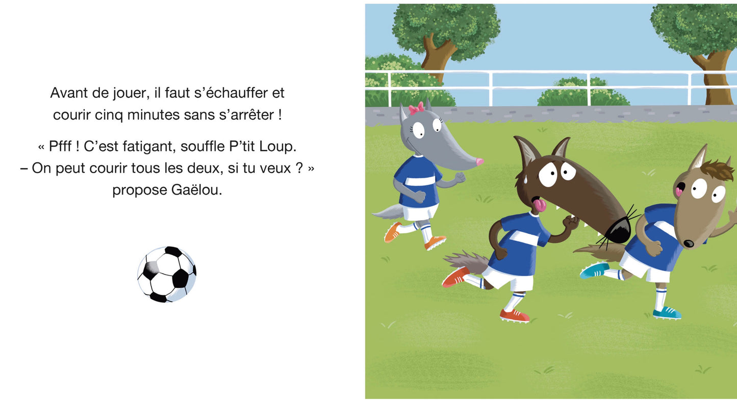 P'TIT LOUP JOUE AU FOOT