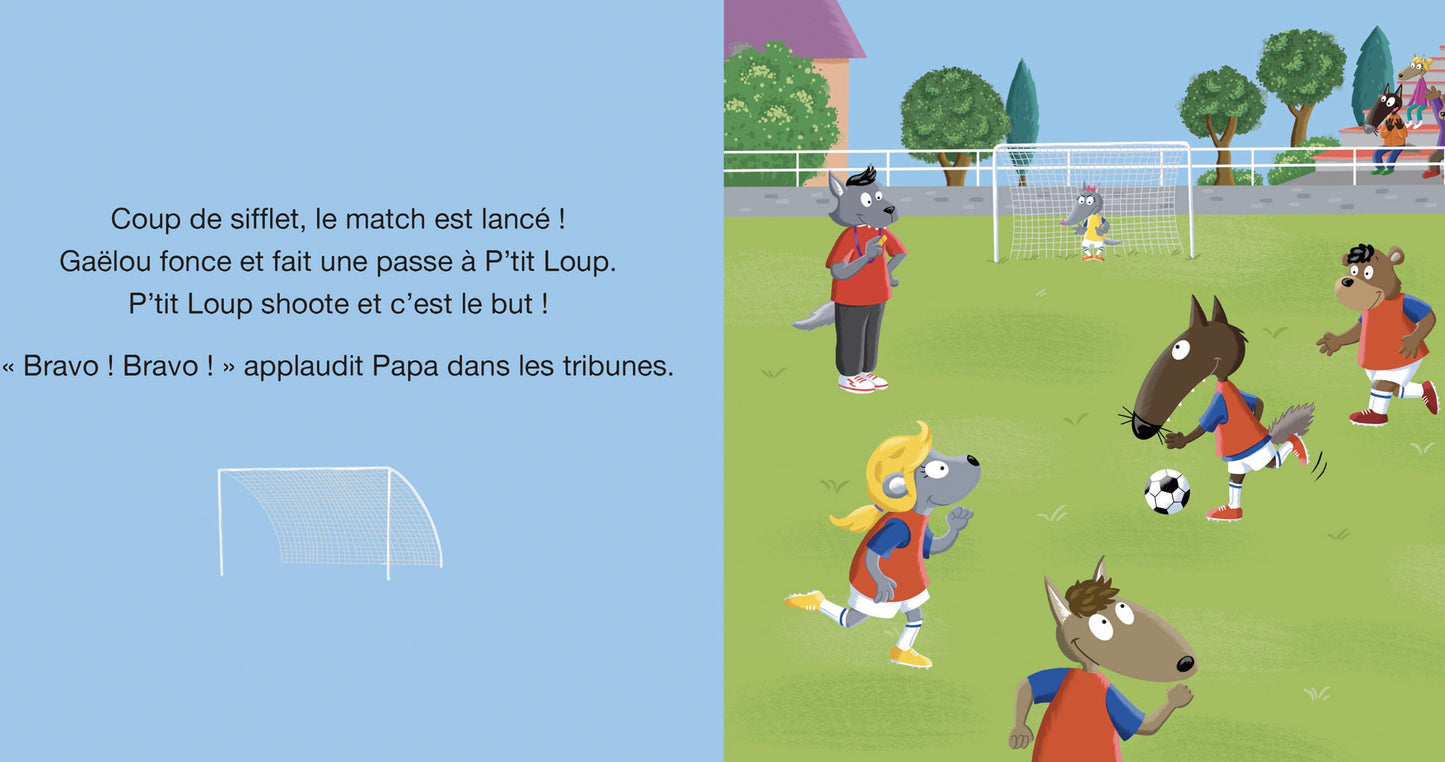 P'TIT LOUP JOUE AU FOOT