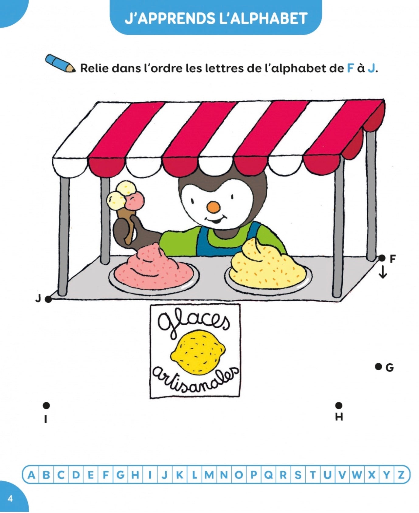 T'CHOUPI - MES POINTS À RELIER - LETTRES ET NOMBRE - PS