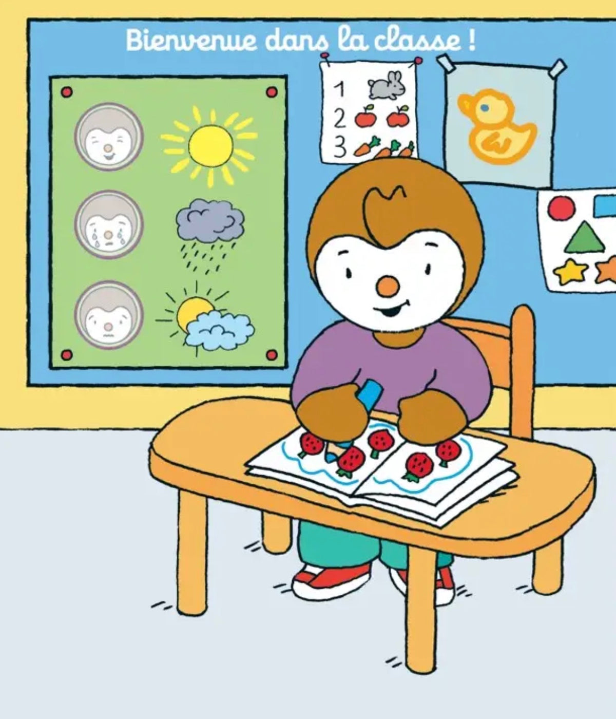 T'CHOUPI MES GOMMETTES - DE L'ÉCOLE