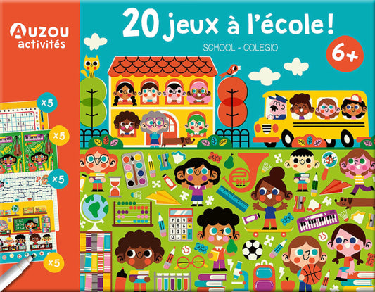 MA POCHETTE DE JEUX - 20 JEUX À L'ÉCOLE *