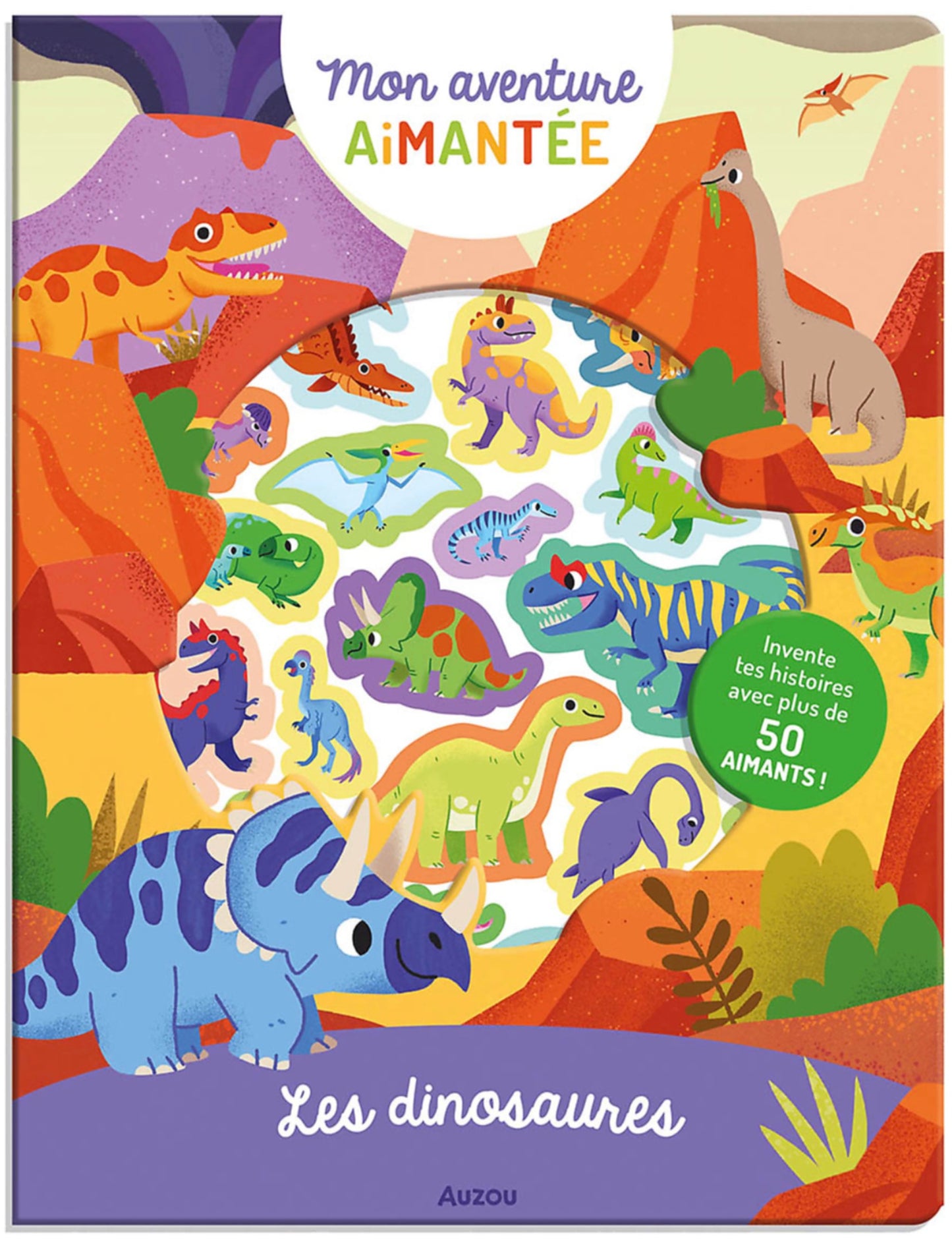 MON AVENTURE AIMANTÉE - DINOSAURES