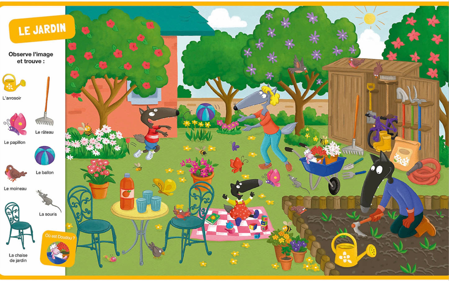 CHERCHE ET TROUVE P'TIT LOUP - VIVE LA NATURE !