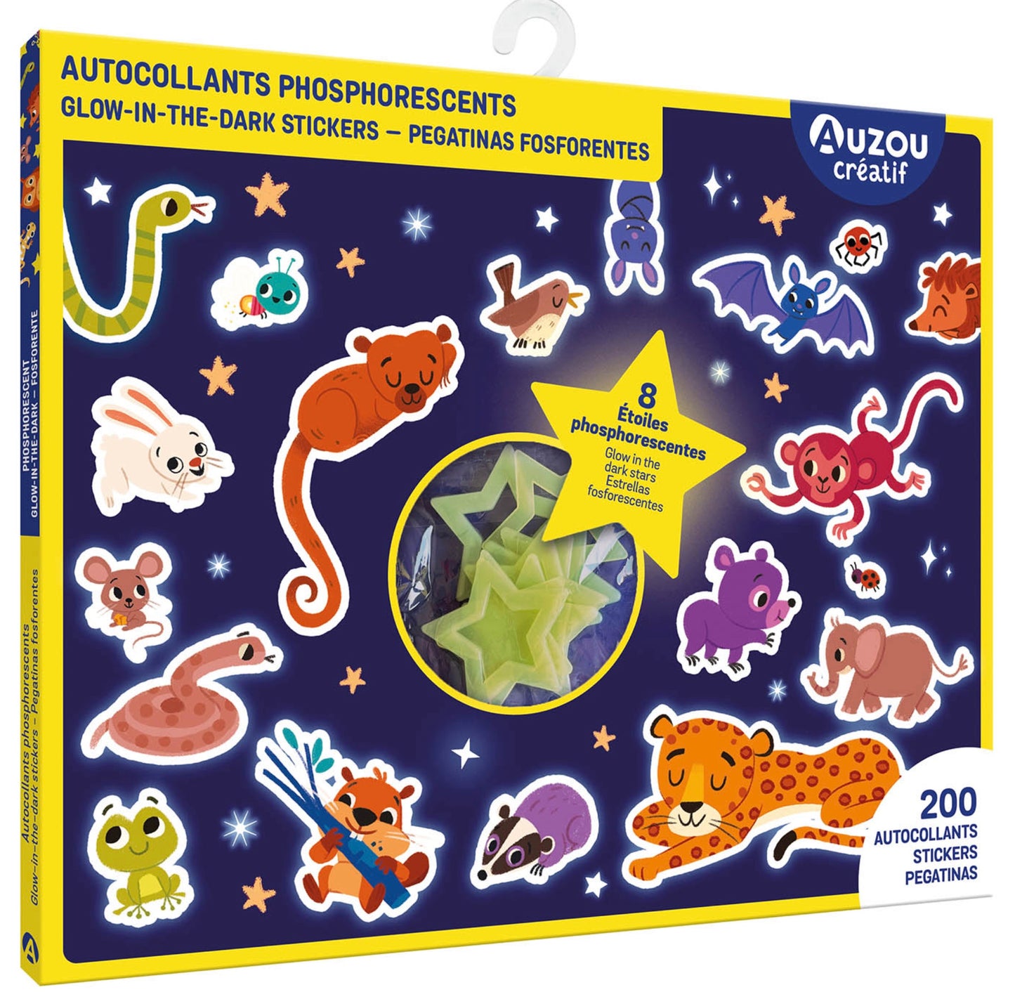 MA POCHETTE D'ARTISTE - AUTOCOLLANTS PHOSPHORESCENTS