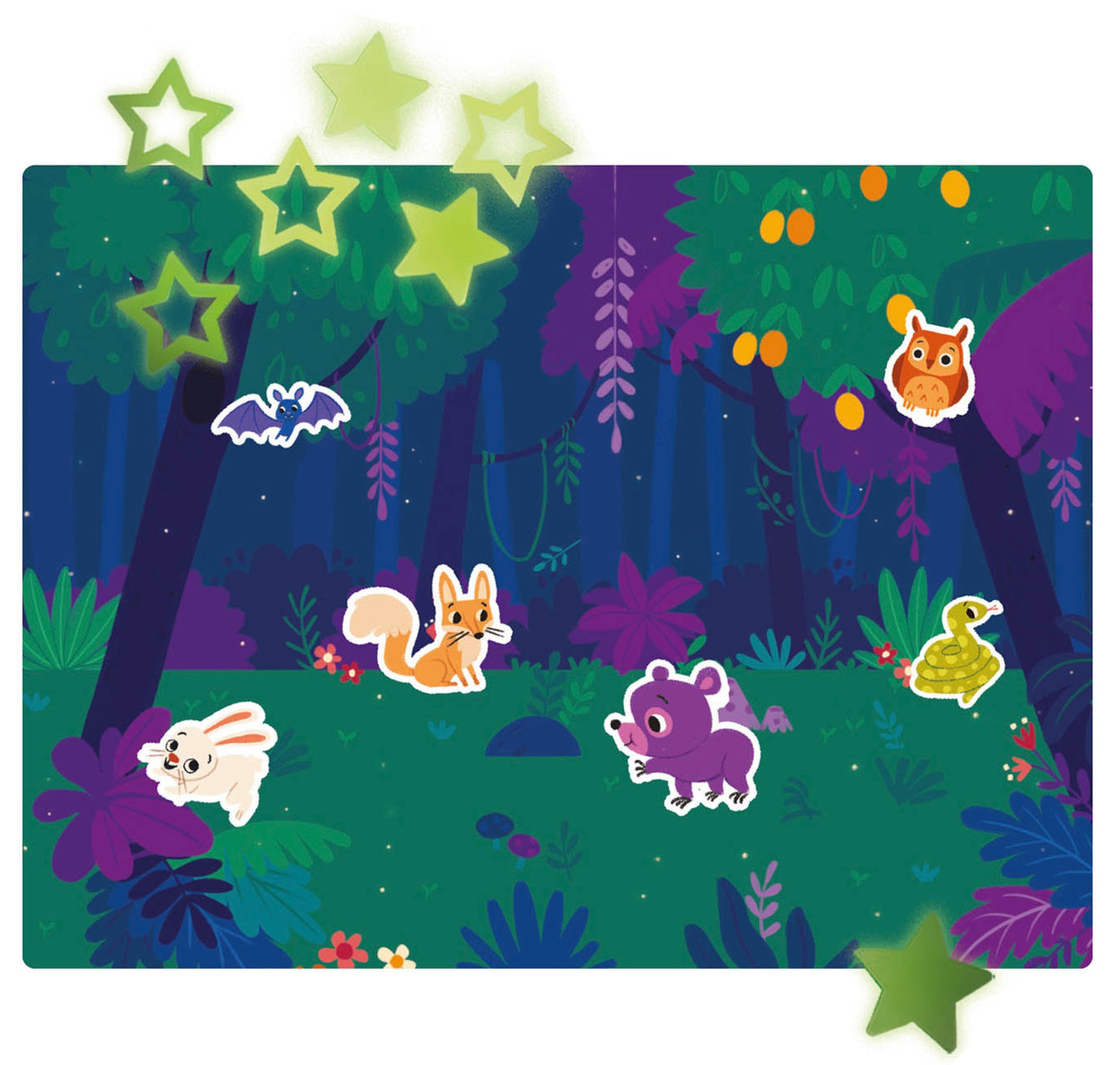 MA POCHETTE D'ARTISTE - AUTOCOLLANTS PHOSPHORESCENTS