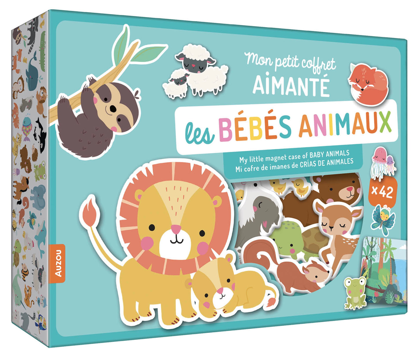 MON PETIT COFFRET AIMANTÉ - LES BÉBÉS ANIMAUX *