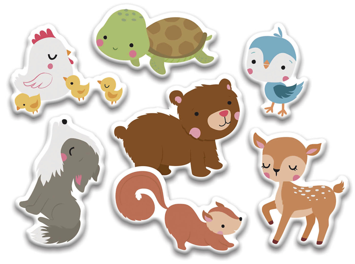 MON PETIT COFFRET AIMANTÉ - LES BÉBÉS ANIMAUX *