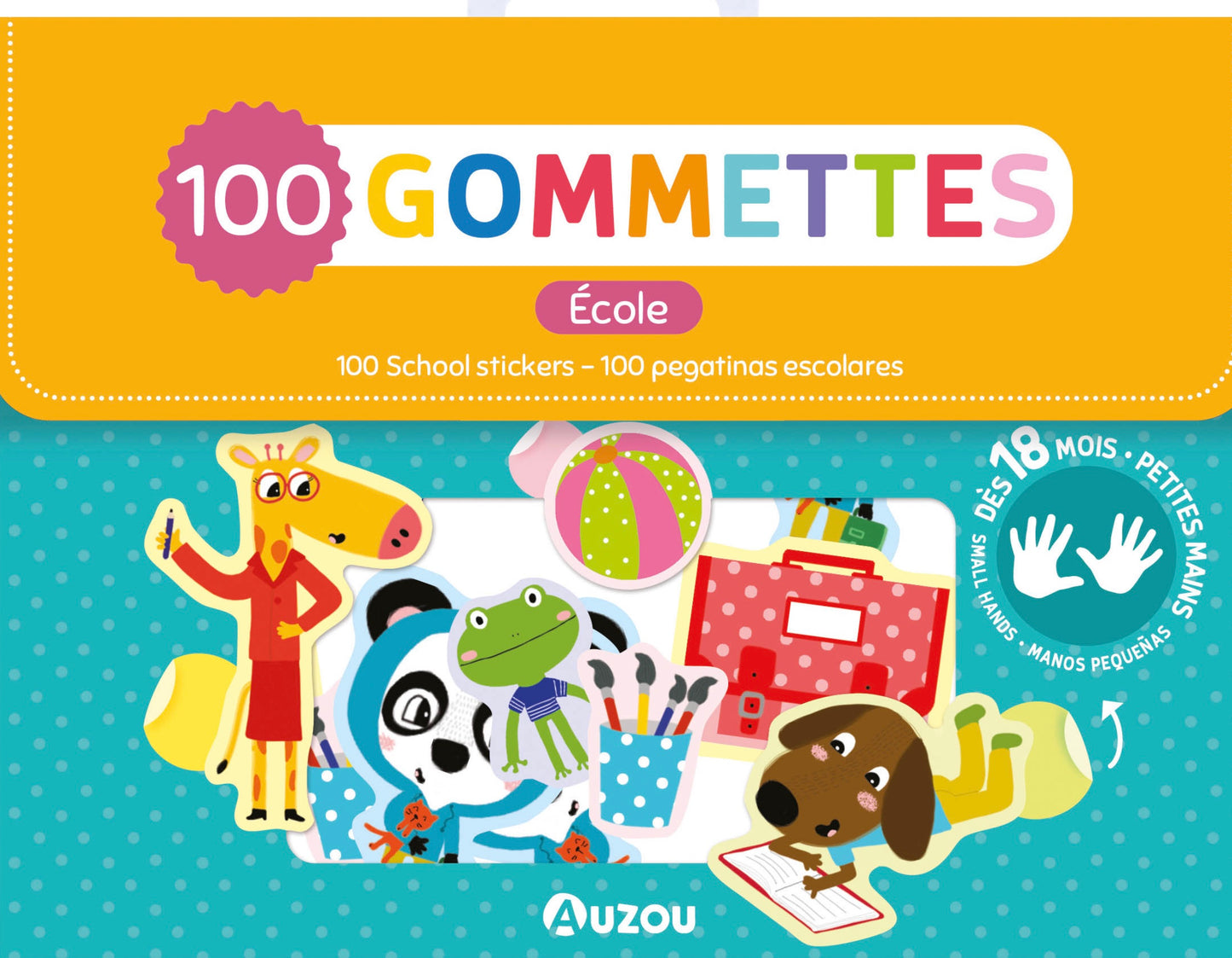 MA POCHETTE DE 100 GOMMETTES - ÉCOLE *