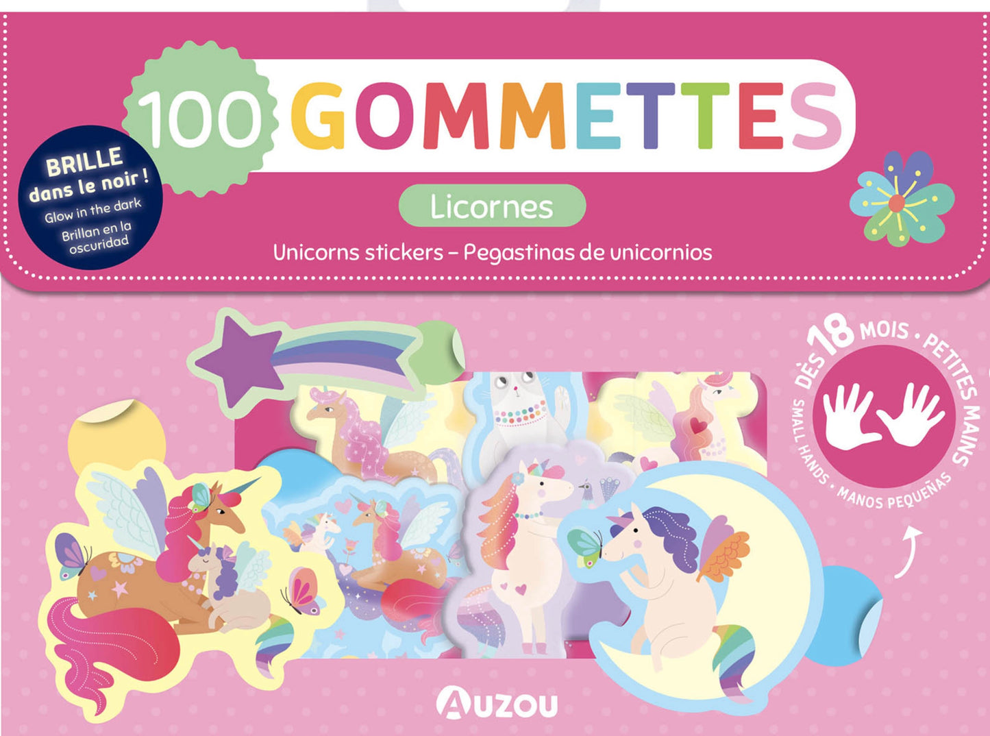 MA POCHETTE DE 100 GOMMETTES - LICORNES *