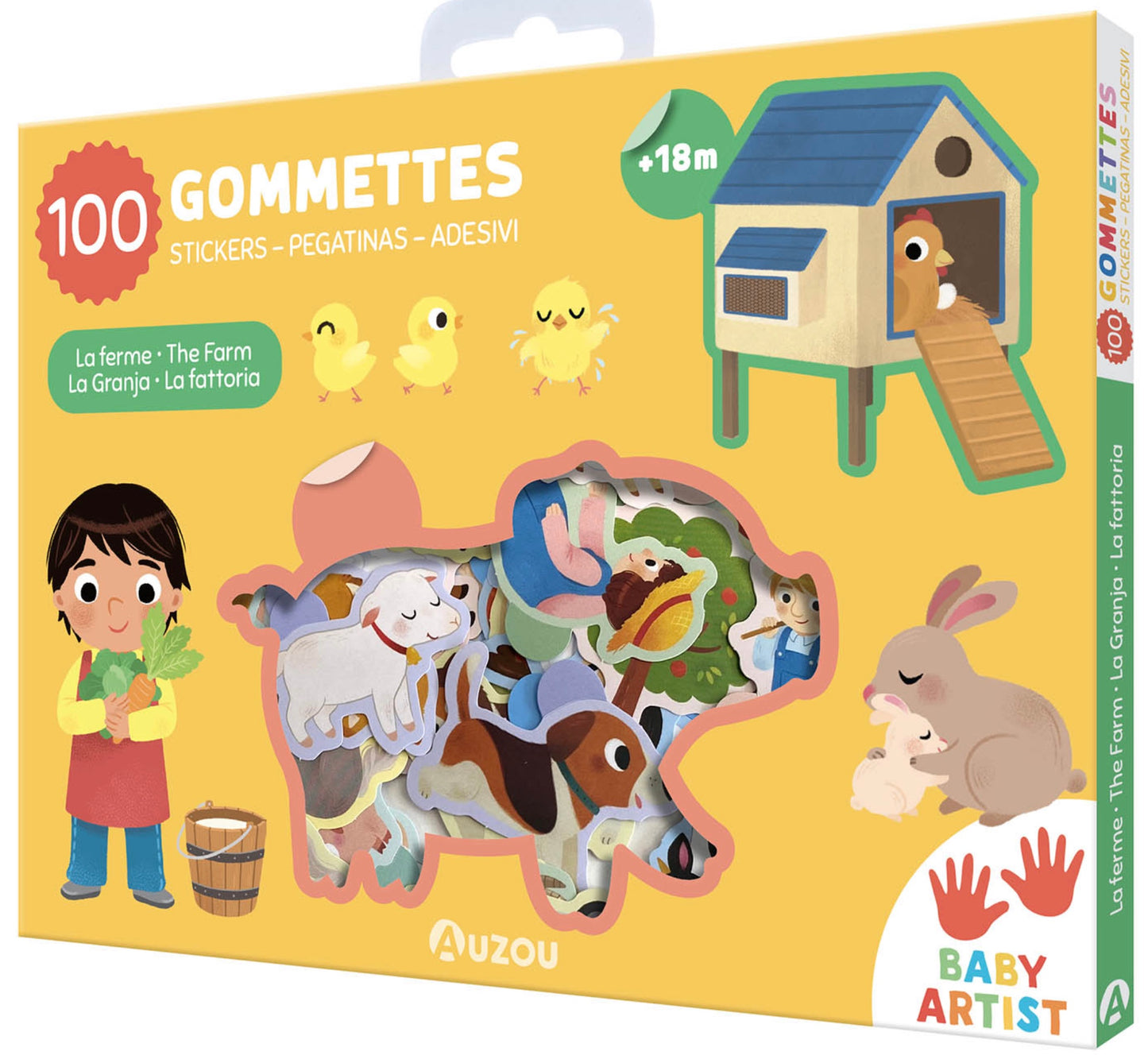 100 GOMMETTES LA FERME *