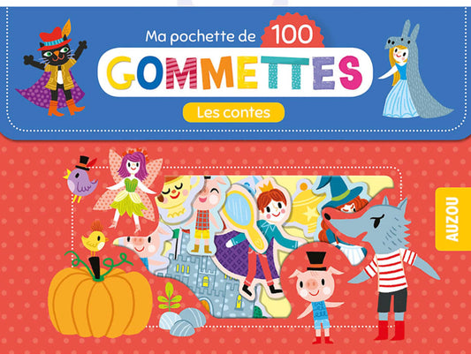 MA POCHETTE DE 100 GOMMETTES - LES CONTES