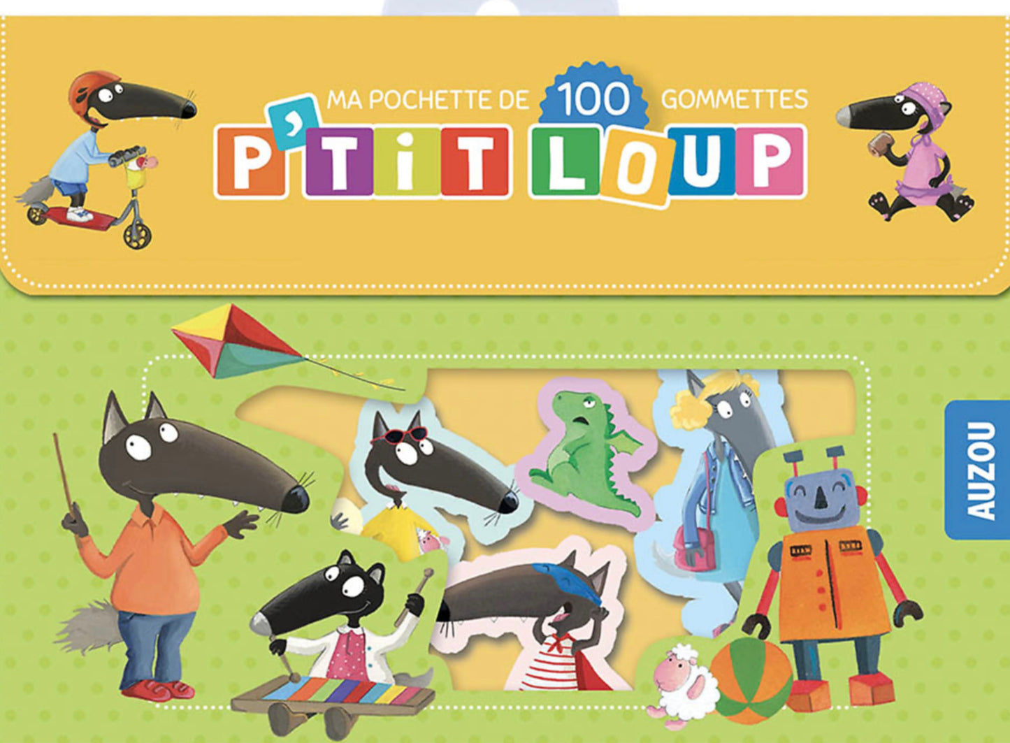 MA POCHETTE DE 100 GOMMETTES P'TIT LOUP *