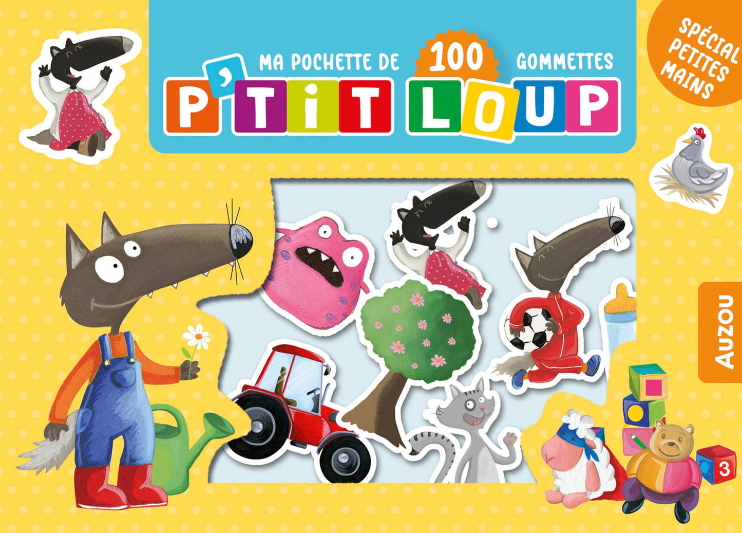 MA POCHETTE 100 GOMMETTES P'TIT LOUP *