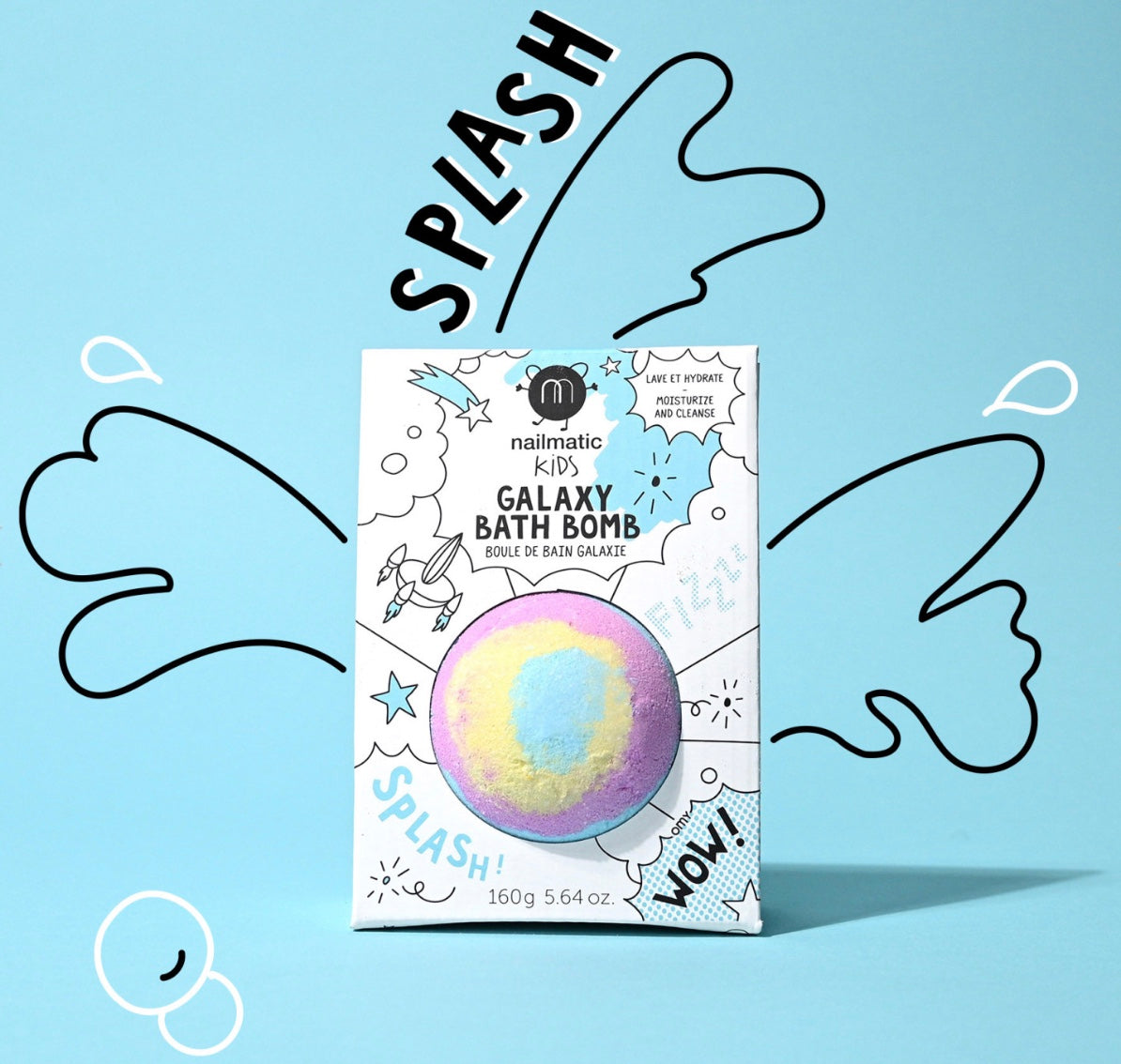 BOULE DE BAIN EFFERVESCENTE - GALAXY