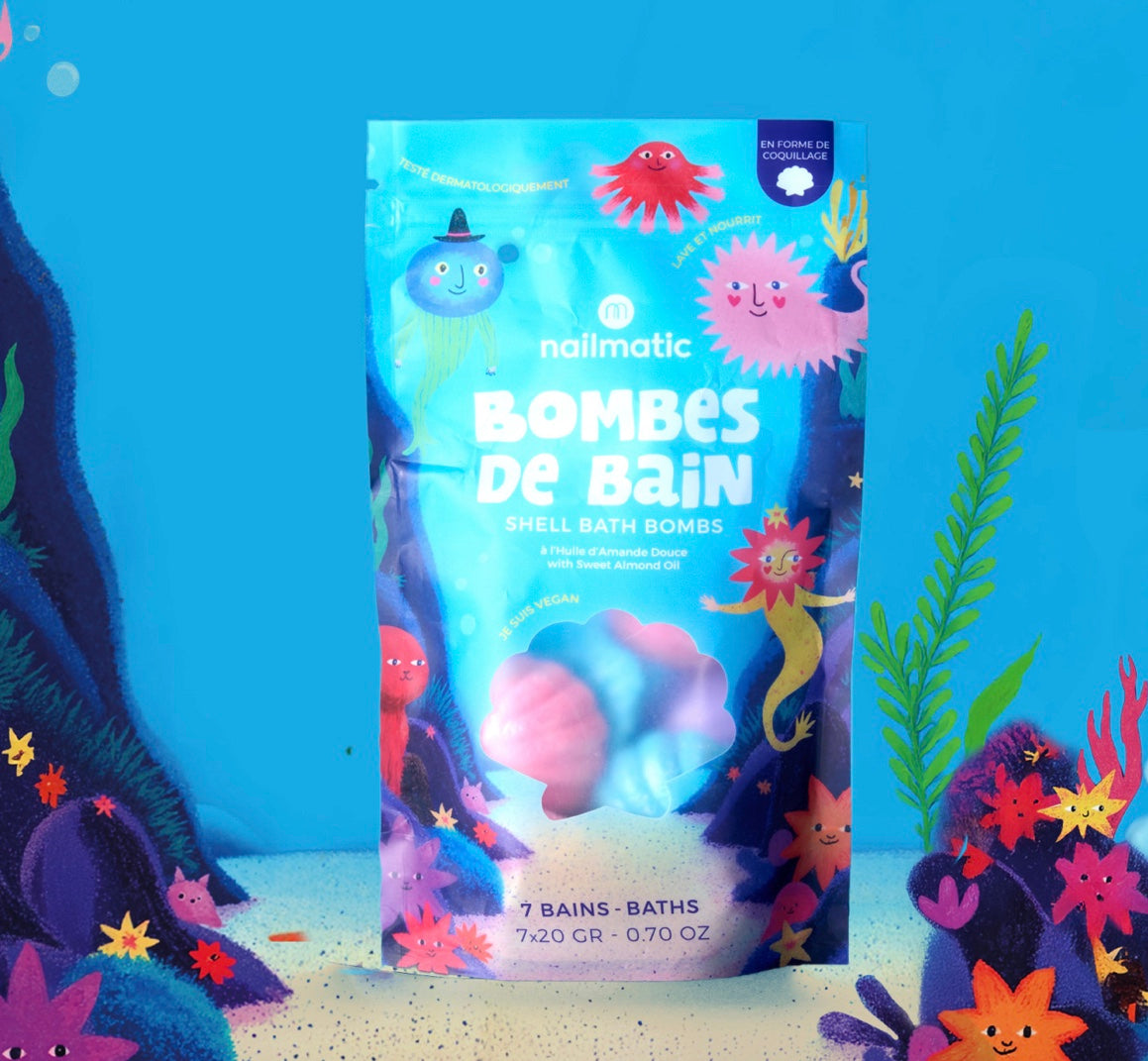 BOMBES DE BAIN COQUILLAGES