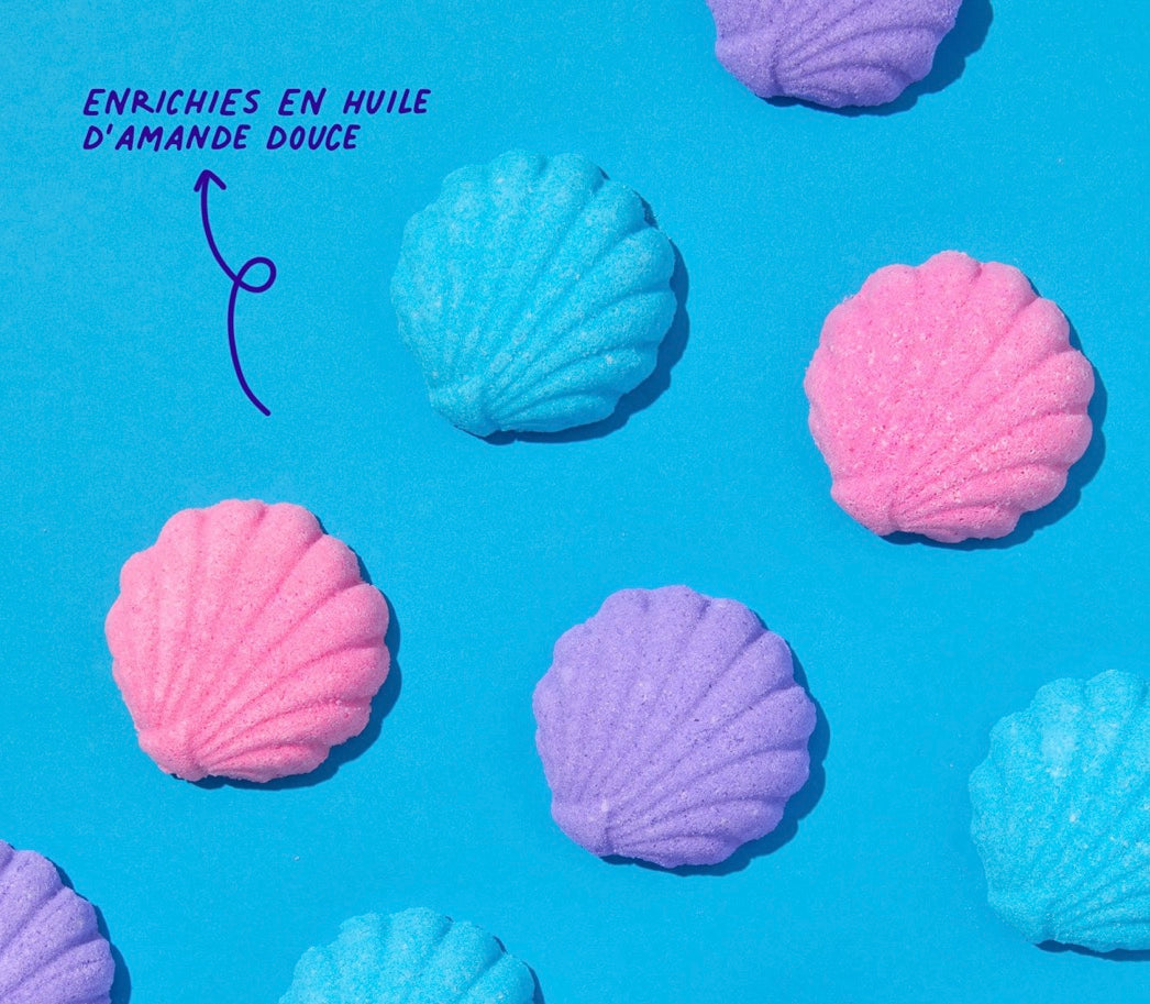 BOMBES DE BAIN COQUILLAGES