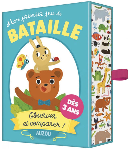 JEUX DE CARTES - MON PREMIER JEU BATAILLE - ANIMAUX DU MONDE