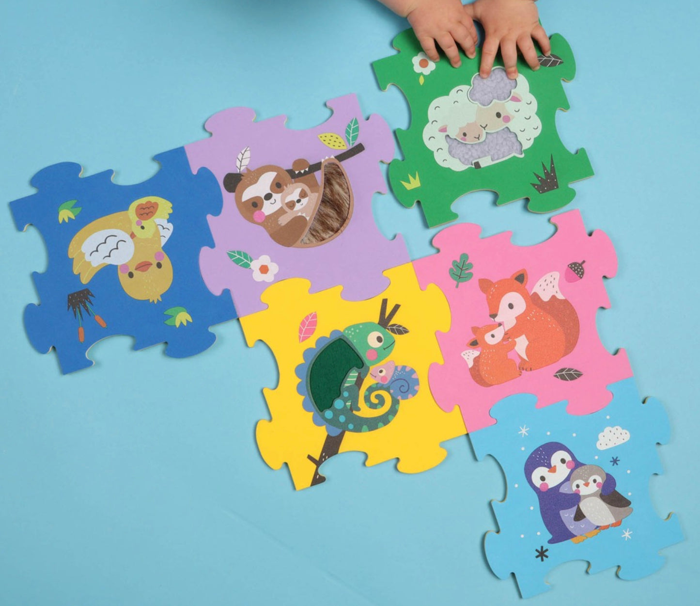 MON PUZZLE EN MOUSSE À TOUCHER