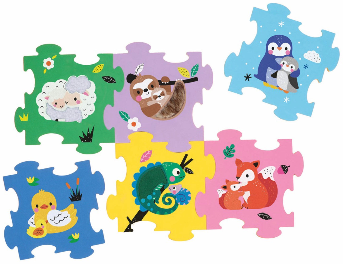 MON PUZZLE EN MOUSSE À TOUCHER