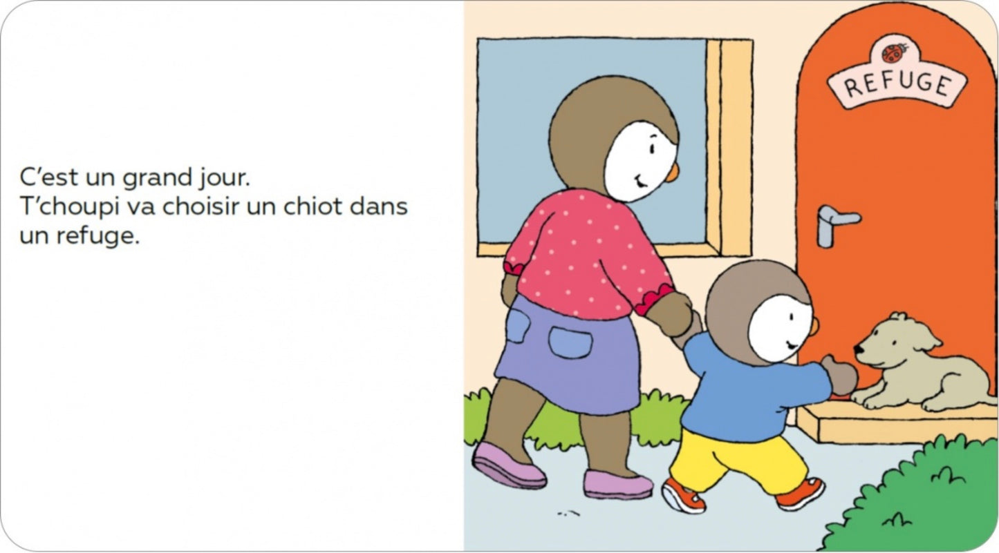 T'CHOUPI ADOPTE UN CHIOT
