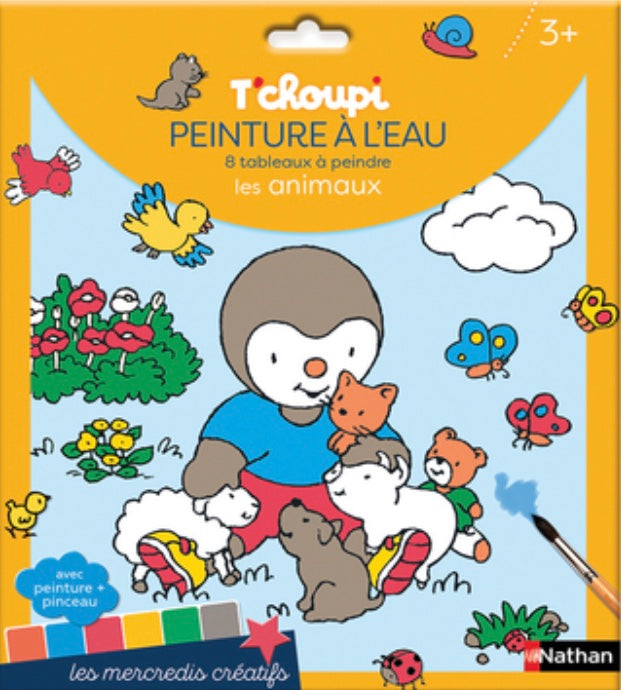 T'CHOUPI PEINTURE À L'EAU - LES ANIMAUX