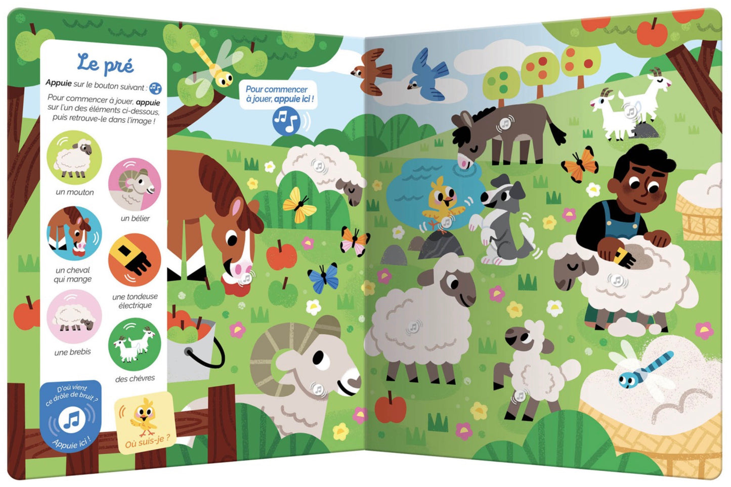 CHERCHE ET TROUVE DES TOUT-PETITS SONORE - LA FERME