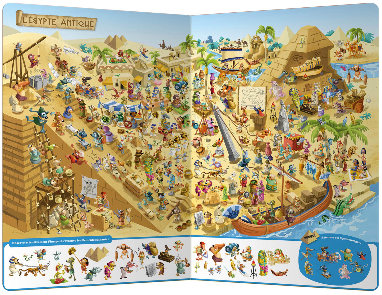 CHERCHE ET TROUVE LOUP - À TRAVERS LE TEMPS