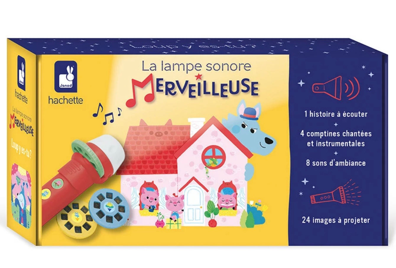 LAMPE SONORE MERVEILLEUSE - LOUP Y ES-TU ?