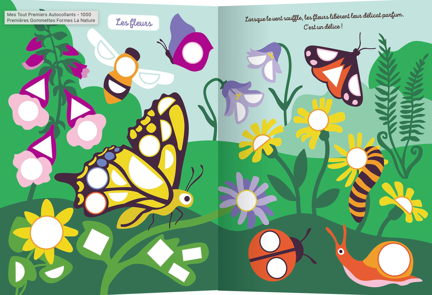 MES TOUT PREMIERS AUTOCOLLANTS - 1000 PREMIÈRES GOMMETTES FORMES LA NATURE