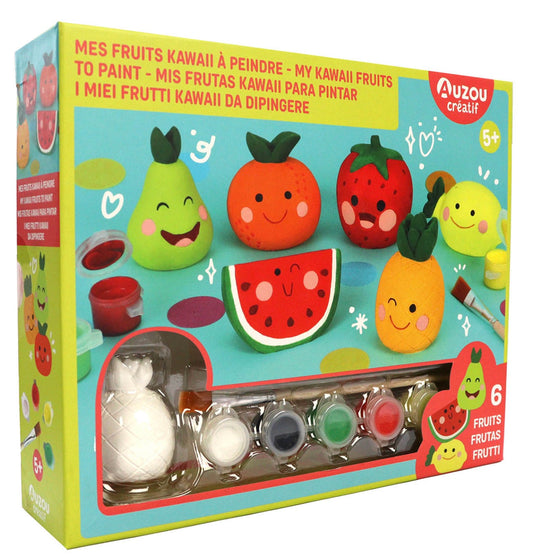 MON COFFRET D'ARTISTE - MES FRUITS KAWAII À PEINDRE