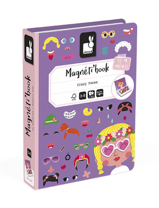 MAGNÉTI'BOOK CRAZY FACES