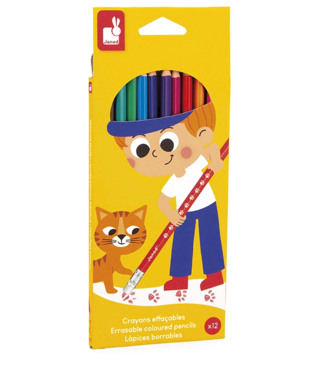 CRAYONS EFFAÇABLES X12
