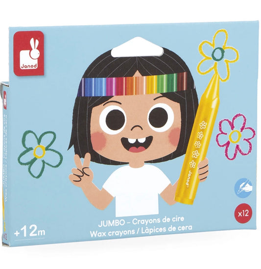 CRAYONS DE CIRE X12