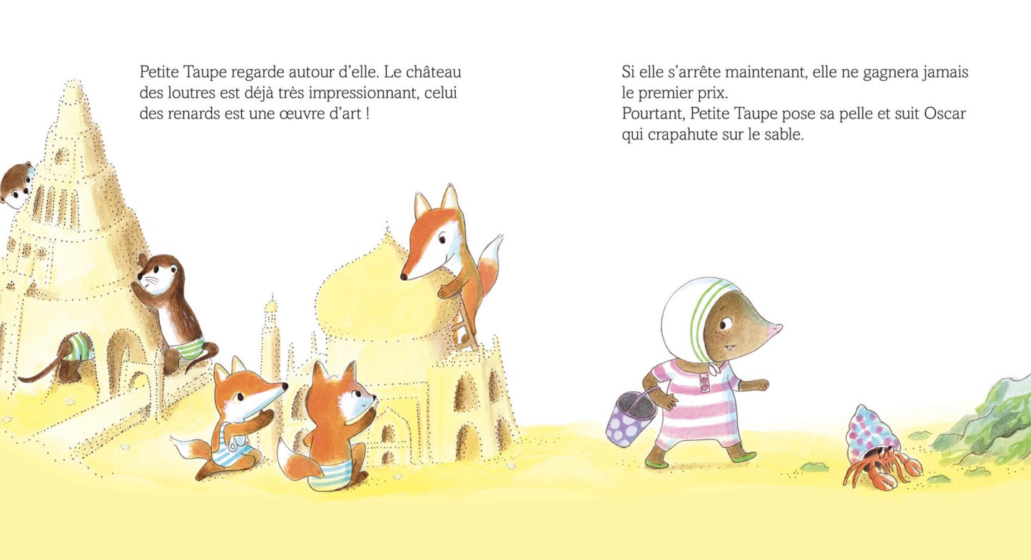 PETITE TAUPE ET LE CONCOURS DE CHÂTEAUX DE SABLE
