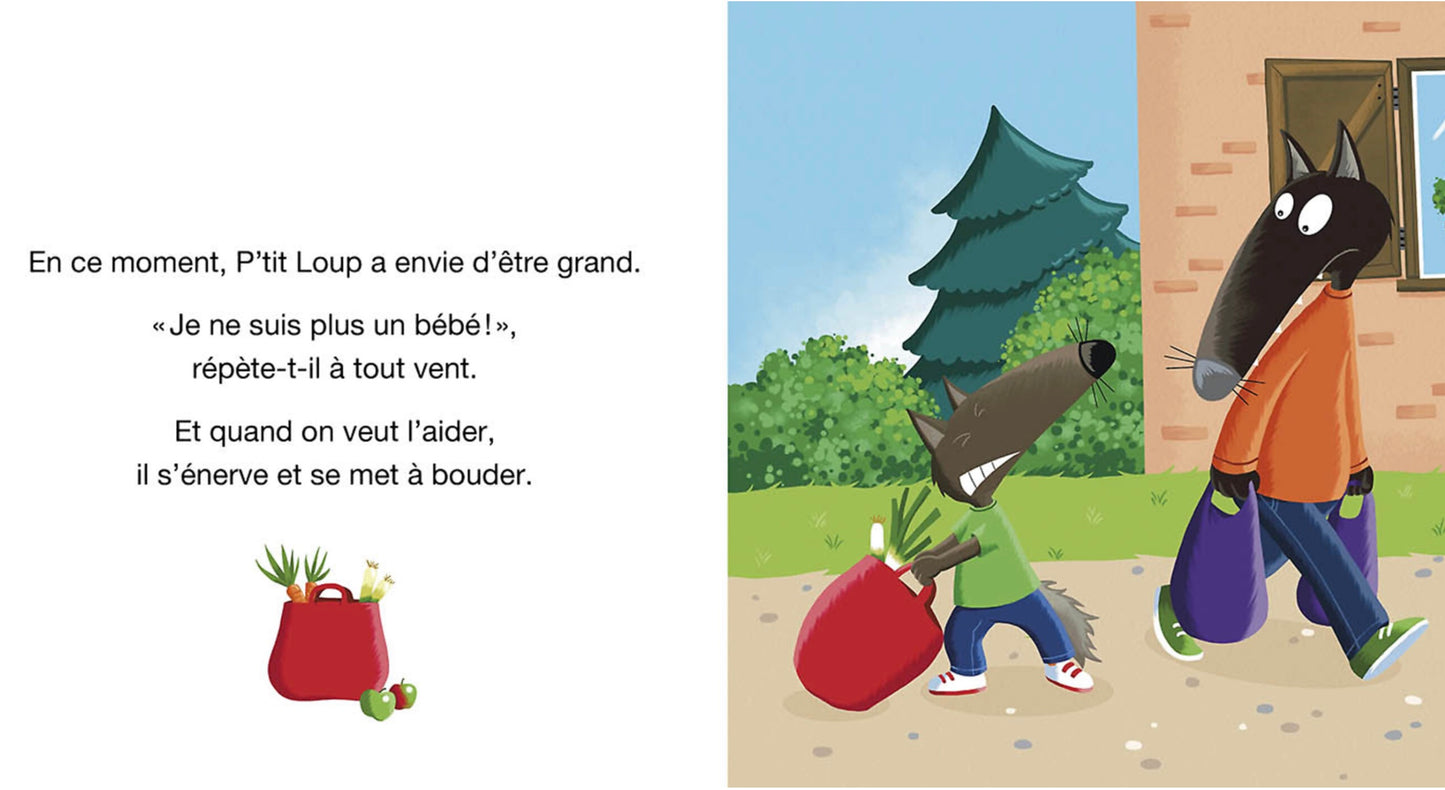 P'TIT LOUP VEUT TOUT FAIRE COMME UN GRAND