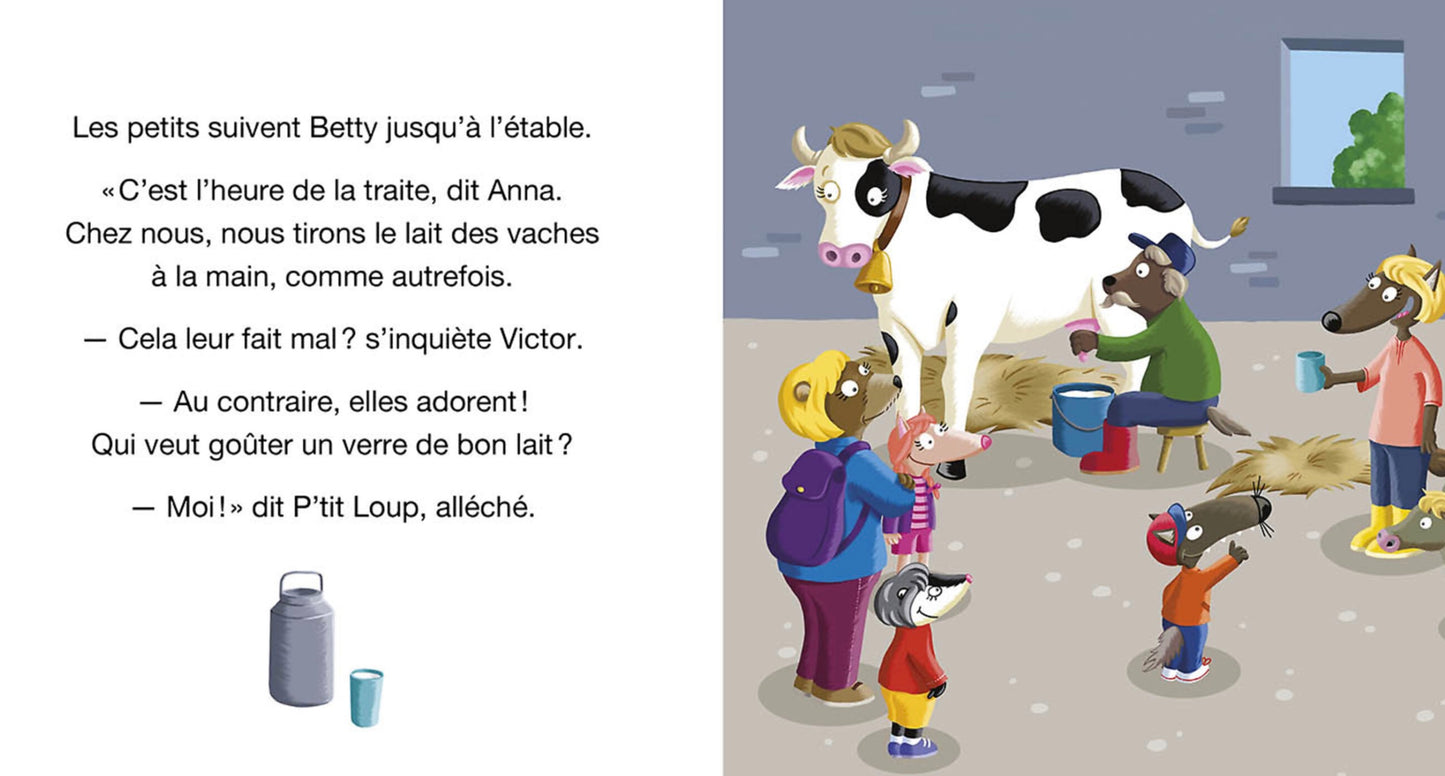 P'TIT LOUP VISITE UNE FERME