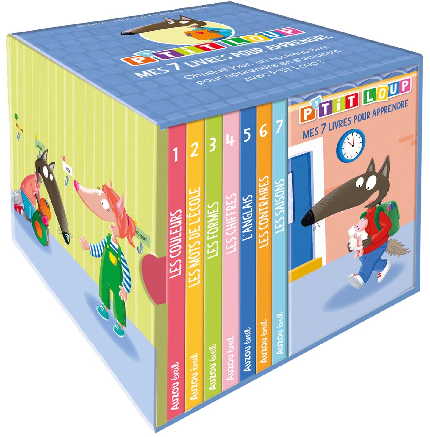 BIBLIOTHÈQUE P'TIT LOUP - MES 7 LIVRES POUR APPRENDRE
