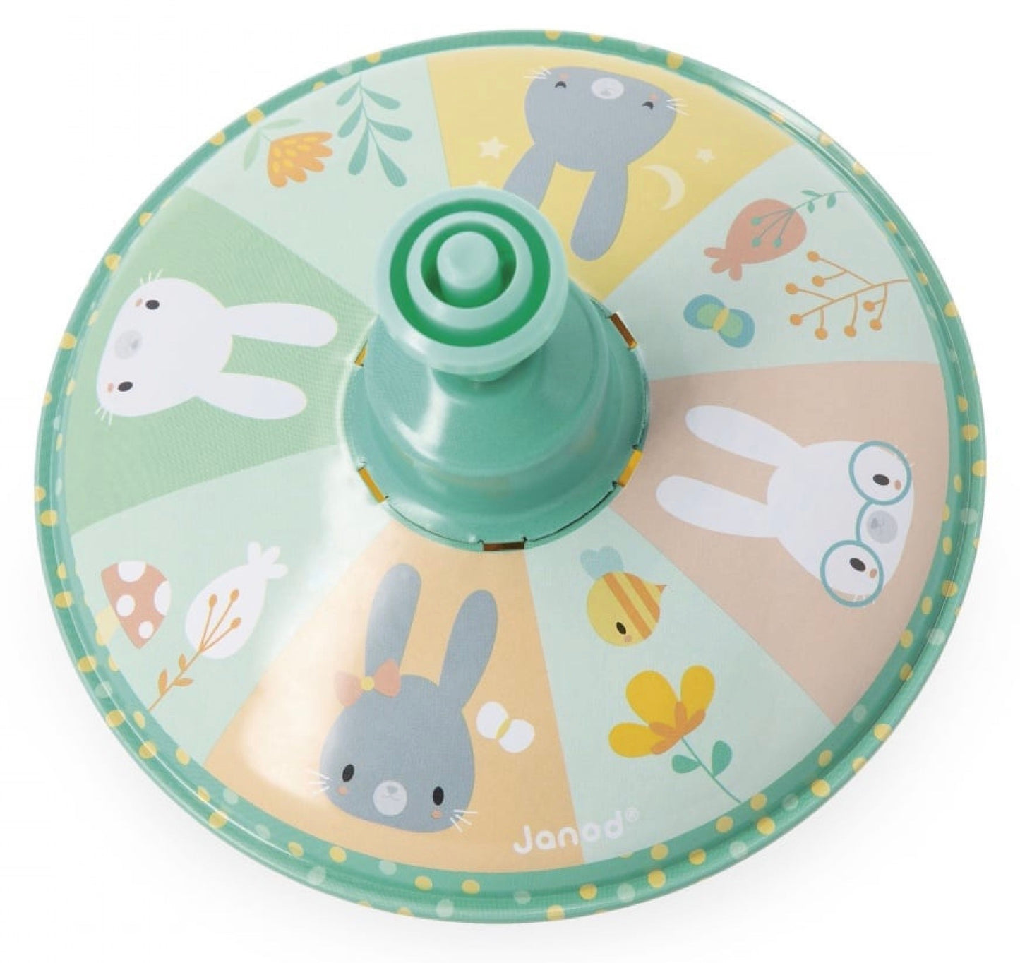 TOUPIE MÉTAL LAPINS