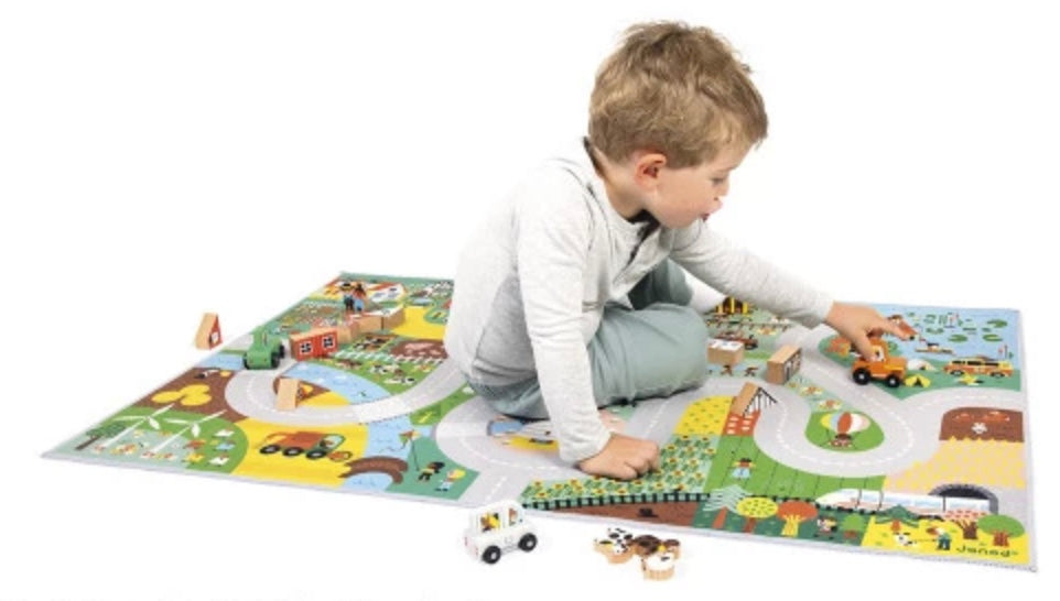 TAPIS AVEC CIRCUIT CAMPAGNE