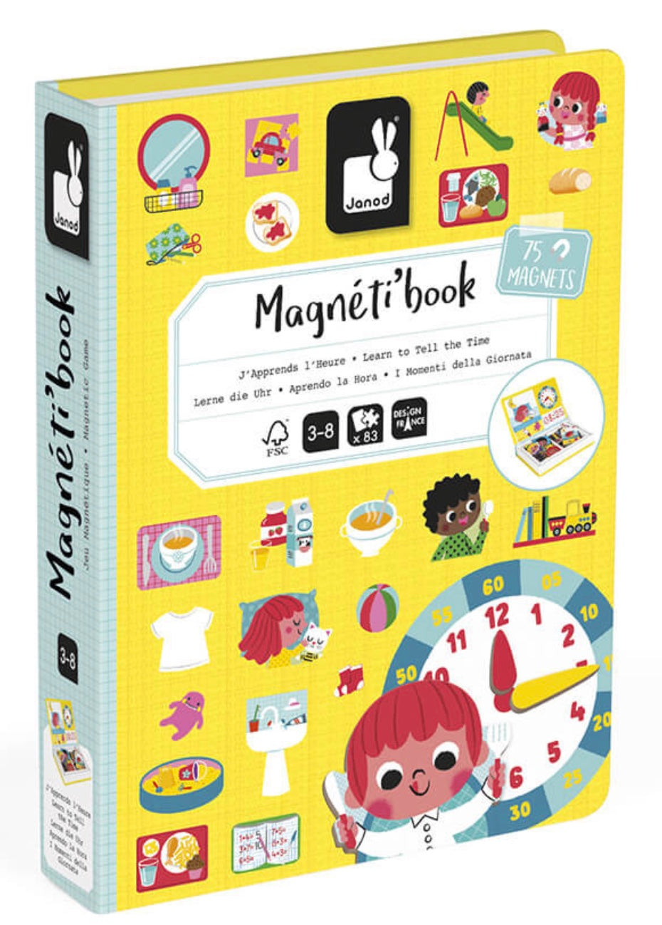 MAGNÉTI'BOOK J'APPRENDS L'HEURE