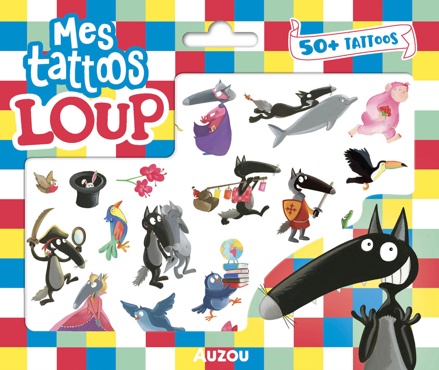 MES P'TITS TATTOOS - LOUP *