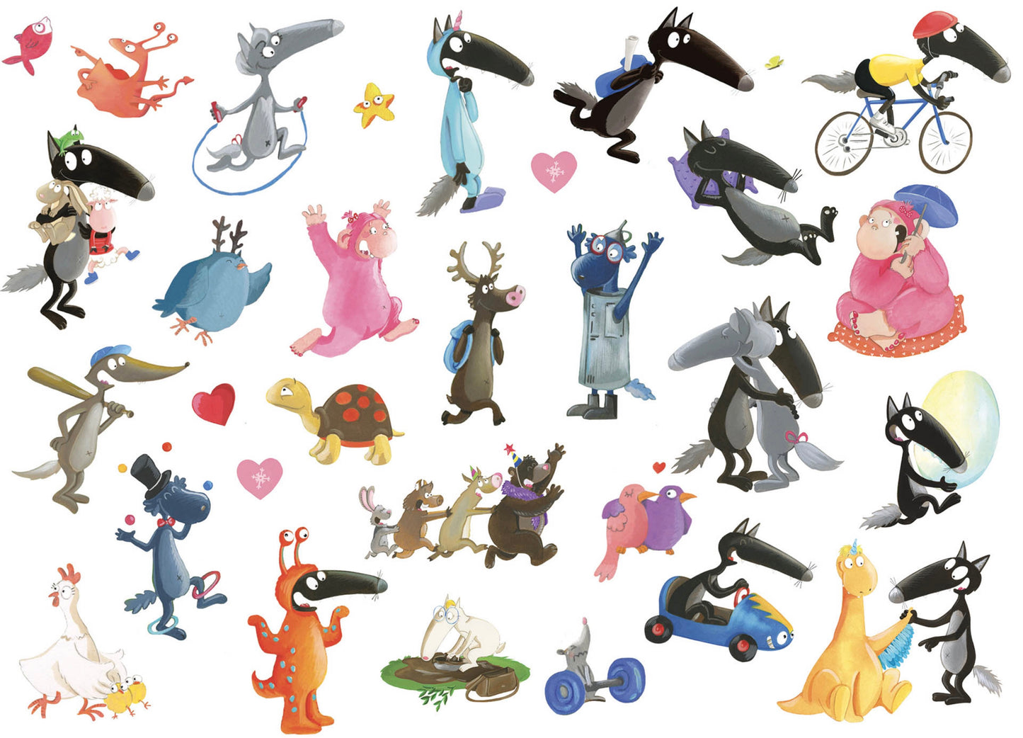 MES P'TITS TATTOOS - LOUP *