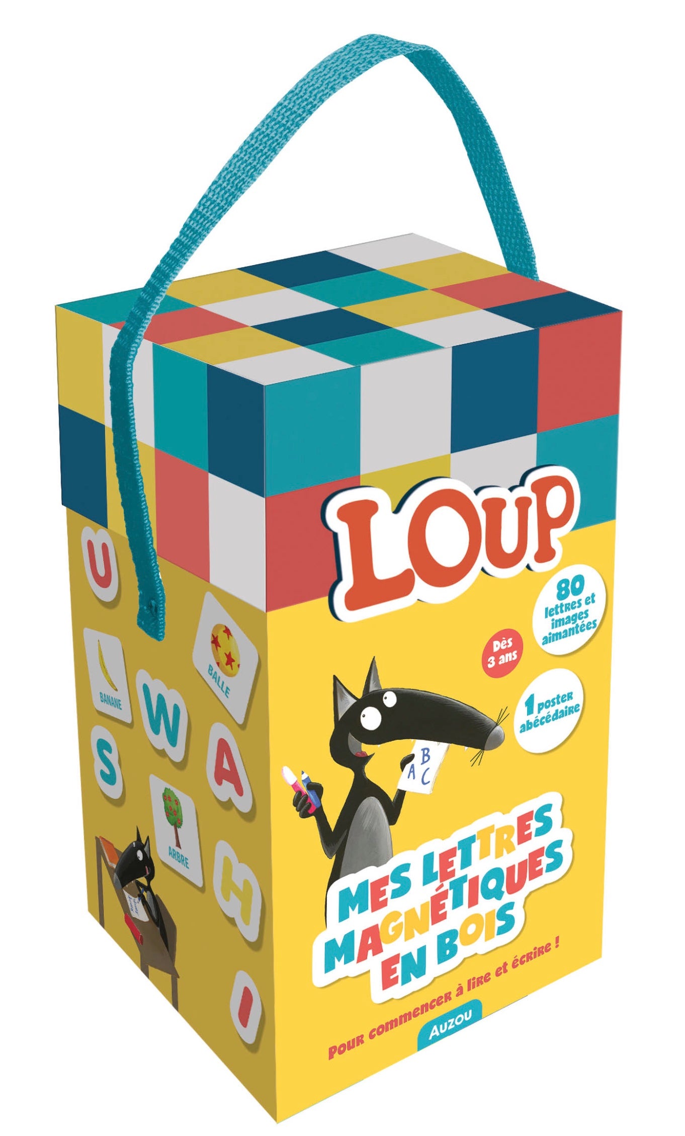 MES LETTRES MAGNÉTIQUES EN BOIS LOUP *