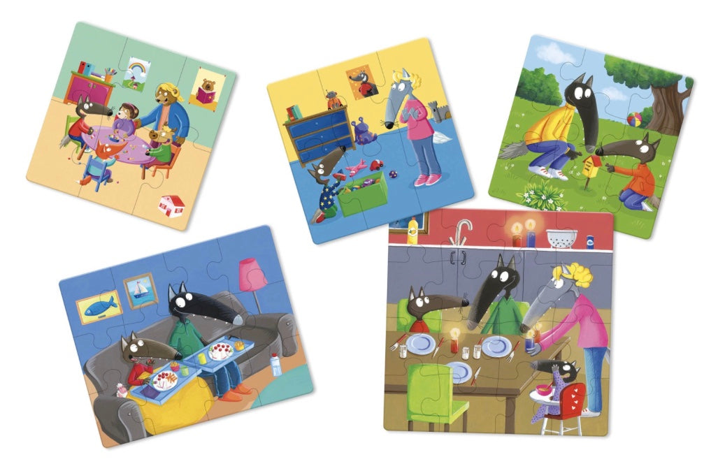 P'TIT LOUP - MES 5 PUZZLES ÉVOLUTIFS