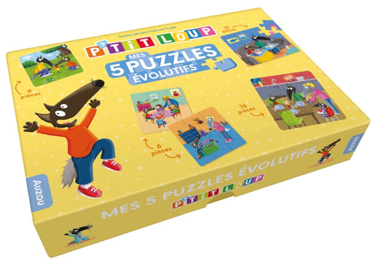 P'TIT LOUP - MES 5 PUZZLES ÉVOLUTIFS